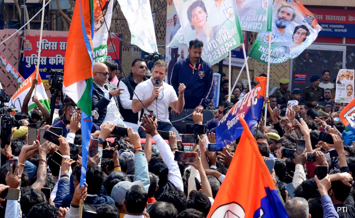 Nyay Yatra Pics in Uttar Pradesh by Rahul Gandhi loksabha elections